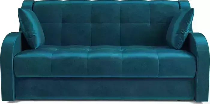 Диван Mebel Ars Аккордеон Барон (бархат сине-зеленый star velvet 43 black green)