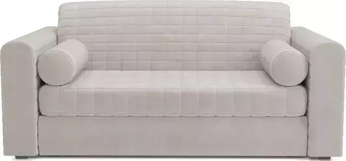 Диван Mebel Ars Аккордеон Барон №5 (бархат бежевый star velvet 6 light beige)