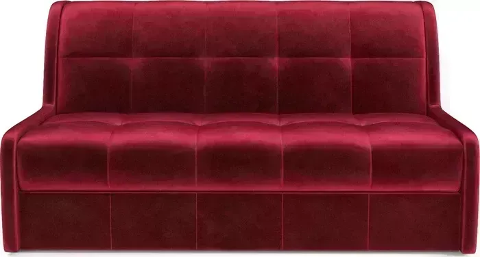 Диван Mebel Ars Аккордеон Барон №6 (бархат красный star velvet 3 dark red)