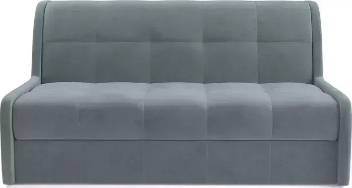 Диван Mebel Ars Аккордеон Барон №6 (велюр серо-синий HB-178 26)
