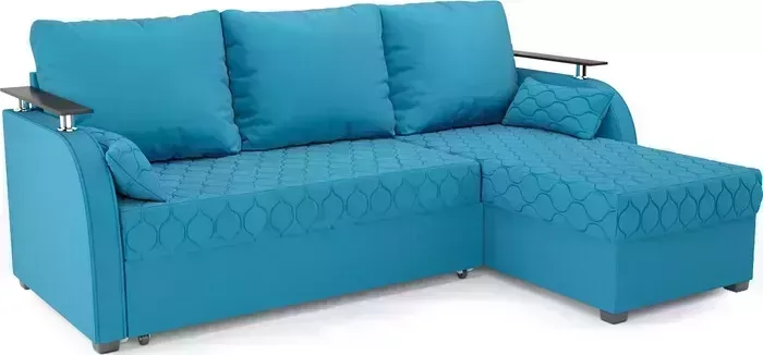 Диван угловой Mebel Ars Токио (синий)