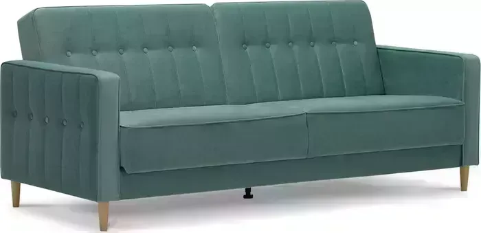 Диван Ладья Клайд велюр бирюзовый
