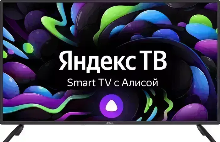 Телевизор Digma DM-LED40SBB31 Яндекс.ТВ черный (40", FullHD, 60Гц, SmartTV, WiFi)