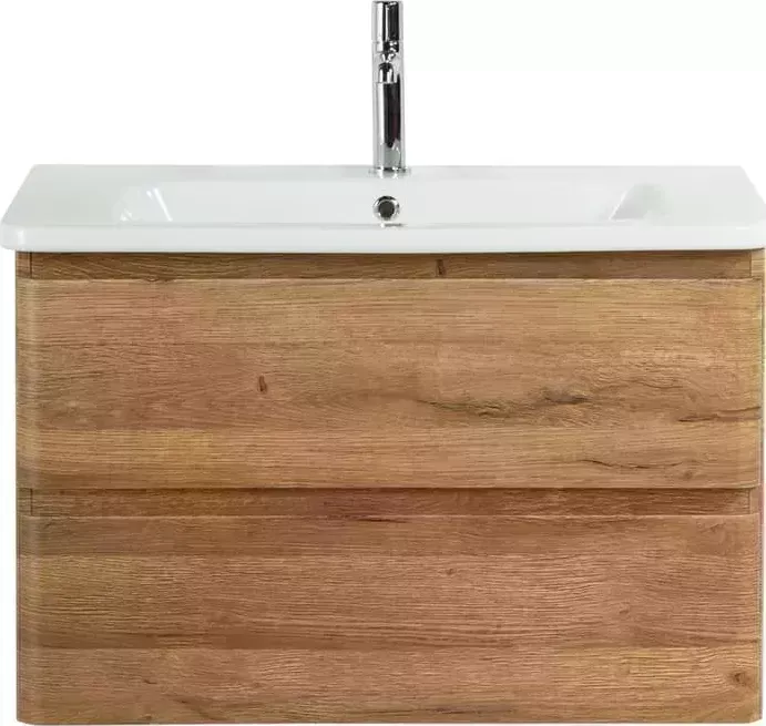 Тумба с раковиной BELBANGO с Albano-Cer 105 Rovere Rustico (ALBANO-CER-1050-2C-SO-RR, 12105-KL)