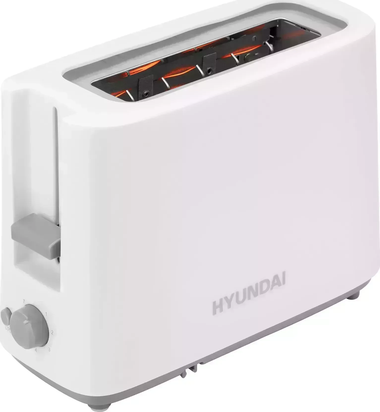 Тостер HYUNDAI HYT-8006 белый/серый