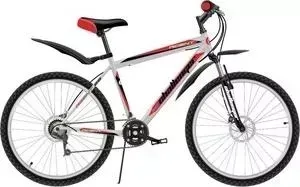 Велосипед CHALLENGER Agent 26 D серебристо-красный 20"