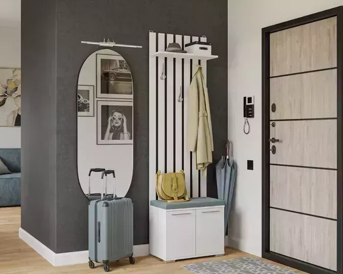 Вешалка Mebel Ars Вешалки для одежды Калифорния (белый)