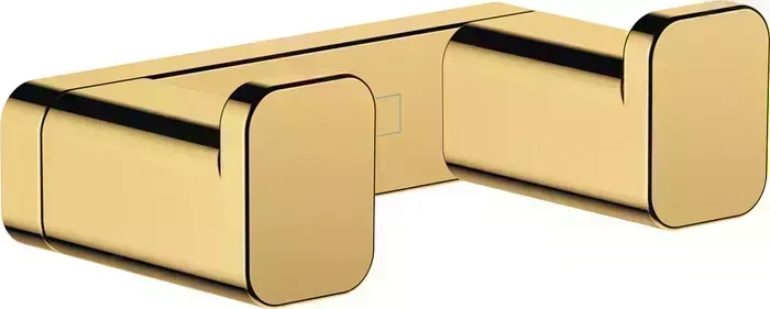 Крючок Hansgrohe двойной AddStoris двойной, золото (41755990)