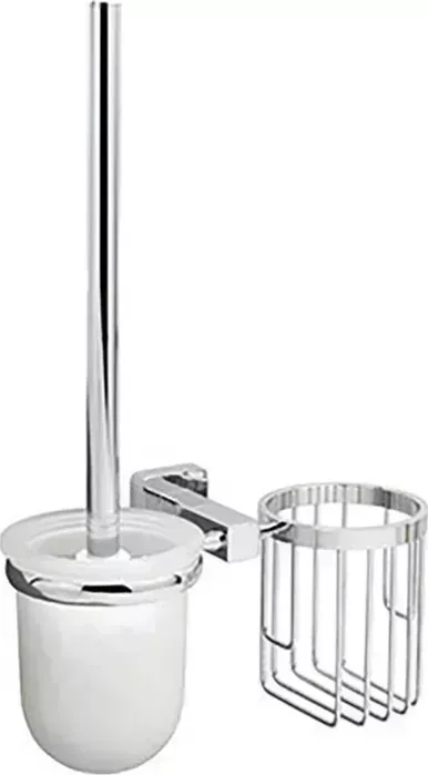 Ершик Wasserkraft для унитаза Lippe с держателем освежителя, хром (K-6535)