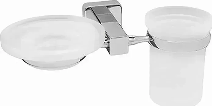 Стакан Wasserkraft и мыльница Lippe хром (K-6526)
