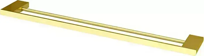 Полотенцедержатель Wasserkraft Sauer двойной, золото (K-7940)