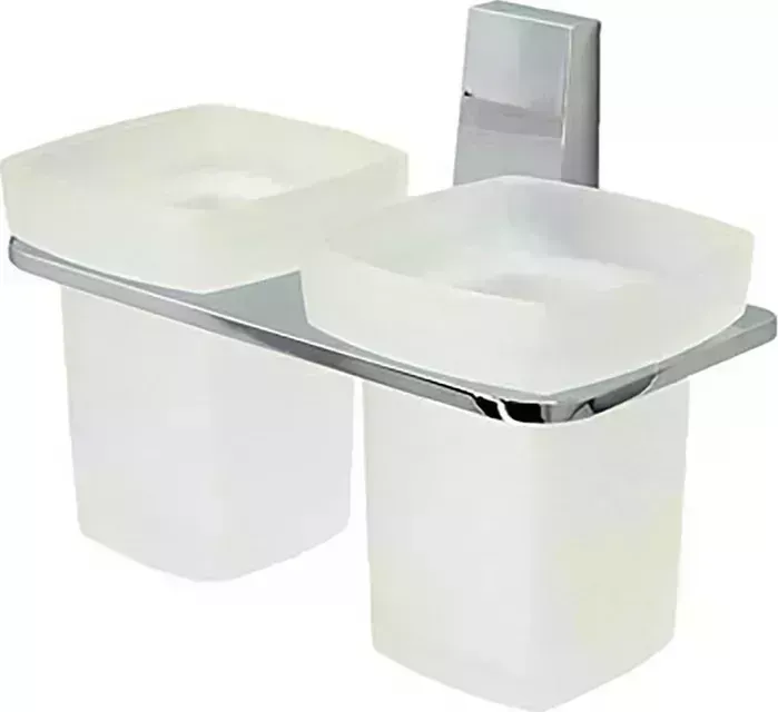 Стакан Wasserkraft Lopau двойной, хром (K-6028D)