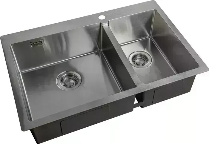 Мойка кухонная ZorG Light ZL R 780-2-510-L нержавеющая сталь