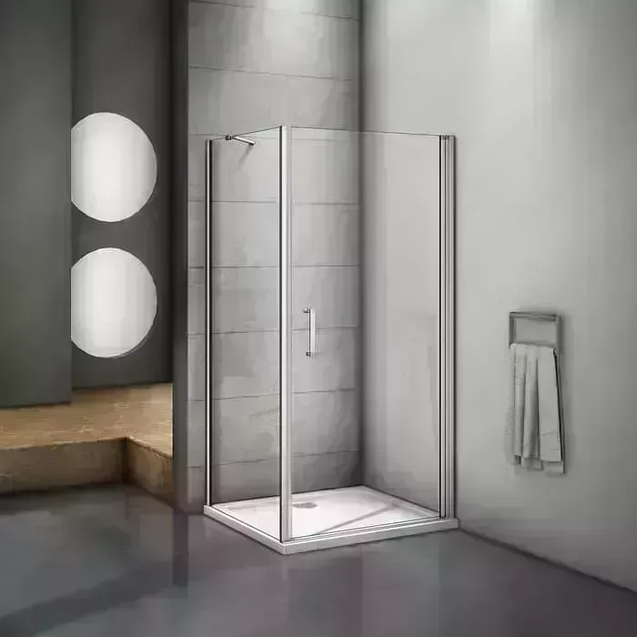 Душевой уголок Good Door Mokka CR 90х100 прозрачные, хром матовый