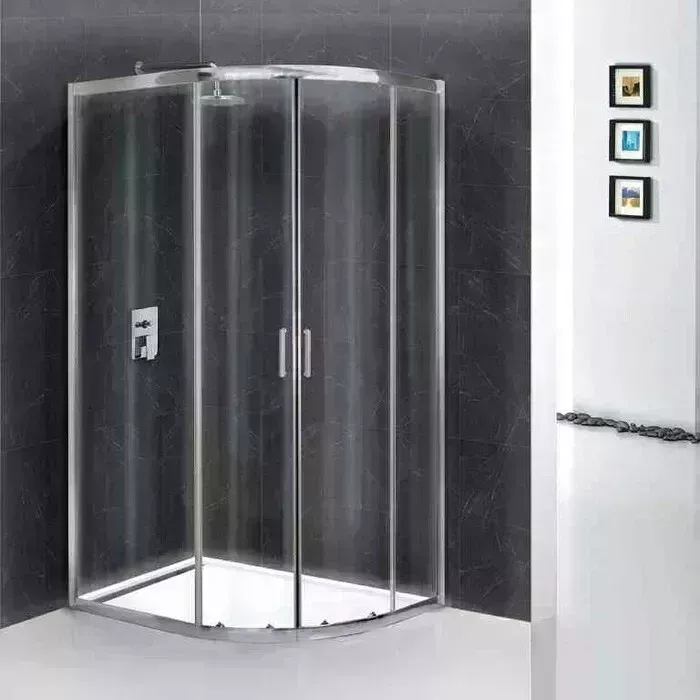 Душевой уголок BELBANGO Uno 195-RH-2 120х80 прозрачный, хром (UNO-195-RH-2-120/80-C-Cr)