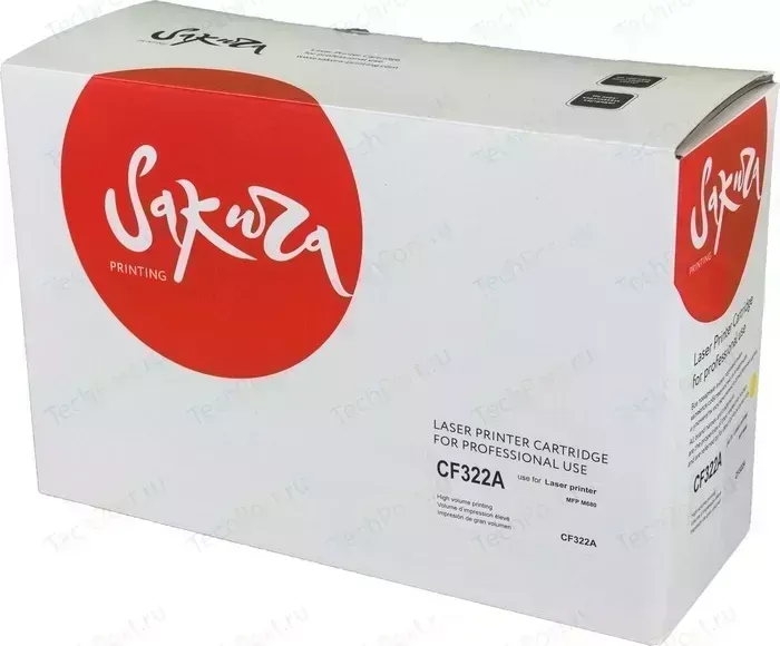 Картридж Sakura CF322A желтый, 16 500 стр.