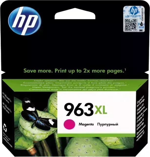 Картридж HP струйный 963 3JA28AE пурпурный (1600стр.) (3JA28AE)