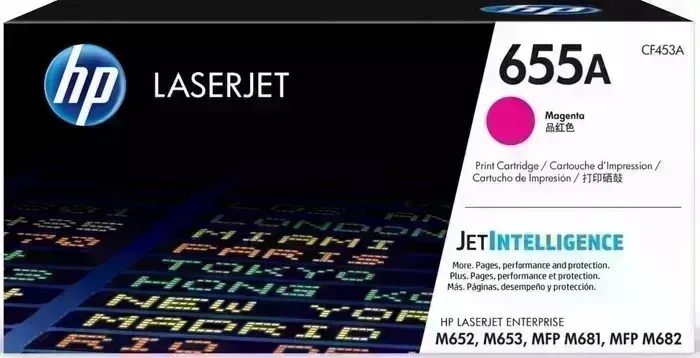 Тонер HP -картридж 655A Magenta Original (CF453A)
