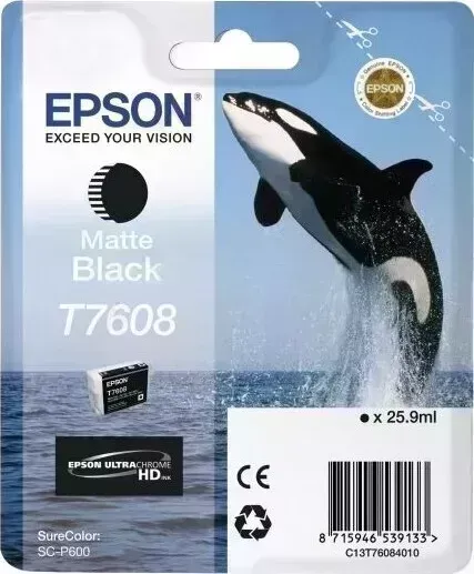 Картридж Epson SureColor SC-P600 Matte Black (C13T76084010)