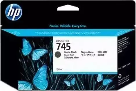 Картридж HP 745 130-ml Matte Black Ink Cartridge (F9J99A)