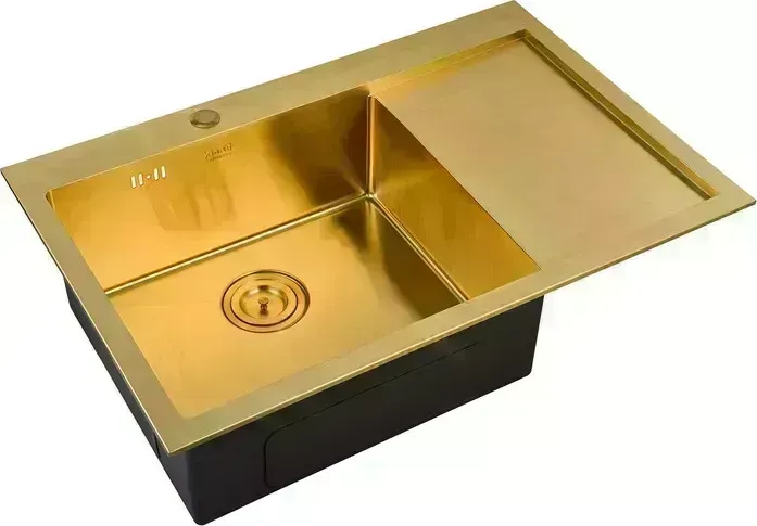 Мойка кухонная ZorG Inox SZR-7851-L бронза