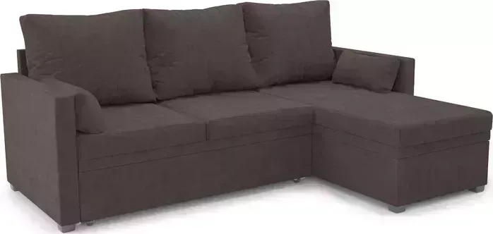 Диван угловой Mebel Ars Париж (кордрой коричневый)