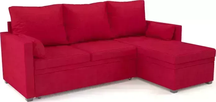 Диван угловой Mebel Ars Париж (кордрой красный)
