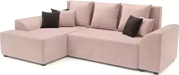 Диван угловой Mebel Ars Каскад левый угол (кордрой бежевый)