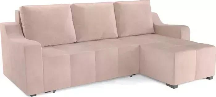 Диван угловой Mebel Ars Берн (кордрой бежевый)