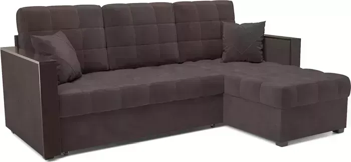 Диван угловой Mebel Ars Техас (кордрой коричневый)