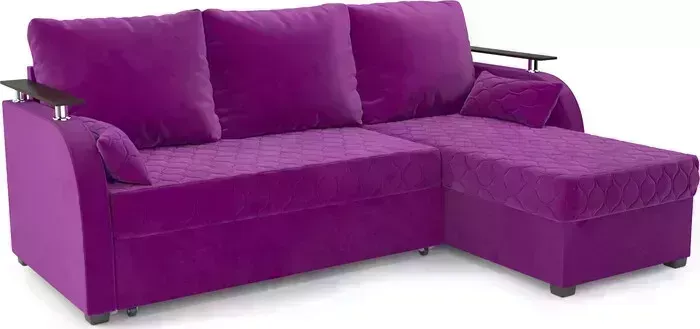 Диван угловой Mebel Ars Токио (фиолет)