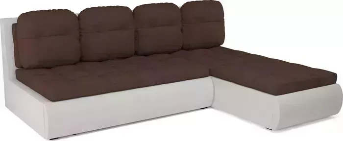 Диван угловой Mebel Ars Кормак (рогожка шоколад)