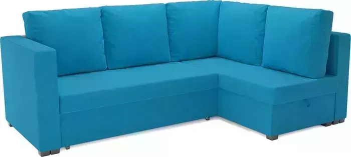 Диван угловой Mebel Ars Мансберг (синий)