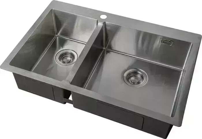 Мойка кухонная ZorG Light ZL R 780-2-510-R нержавеющая сталь