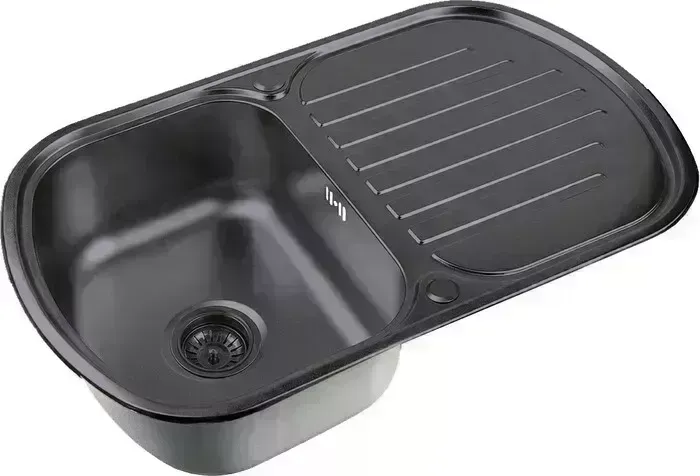 Мойка кухонная ZorG Inox SZR 7749 графит