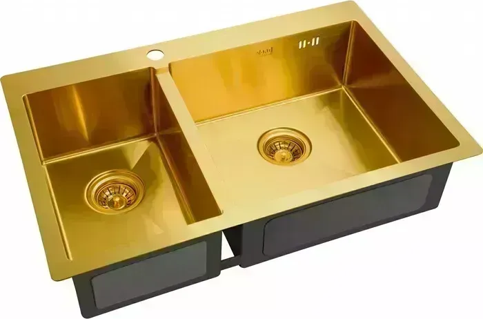 Мойка кухонная ZorG Inox SZR-78-2-51-R бронза