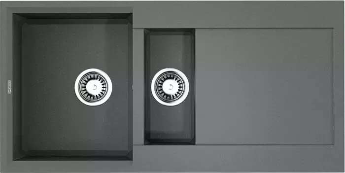 Мойка кухонная OMOIKIRI Sakaime 100-2-GR leningrad grey (4993562)