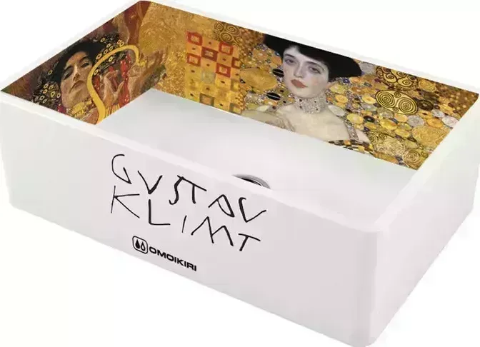 Мойка кухонная OMOIKIRI Mikura 76-Klimt white (4993022)