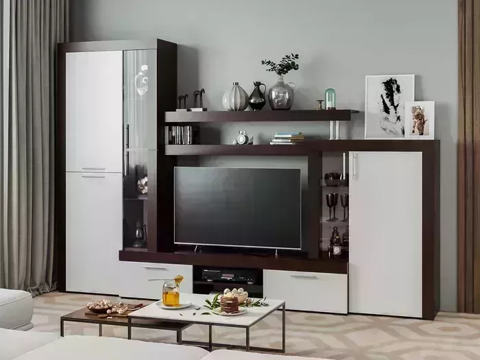 Гостиная Mebel Ars Мартин (венге цаво/белый)