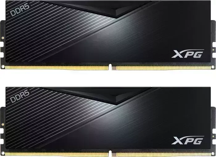 Память оперативная ADATA 16GB (2 x 8Gb) DDR5 UDIMM, XPG LANCER, 5200 MHz CL38-38-38, 1.25V, Черный Радиатор AX5U5200C388G-DCLABK