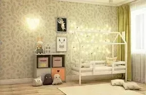 Кровать-домик RooRoom с 2 ограничителями кд-22 160x70 белый
