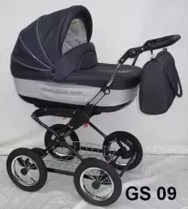 Коляска 2 в 1 Wiejar модульная 2 в 1 Nicolla 2 в 1 кожа белый/графит GS09