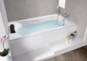 Фото №2 Акриловая ванна ROCA BeCool 170x80 см, с ручками, каркас, слив-перелив