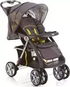 Коляска прогулочная Geoby С879CR (серый/коричневый) r350 &#039;&#039;С879CR&#039;&#039;