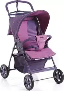 Коляска трансформер Geoby сиреневый с розовым (05C201GR X R358)