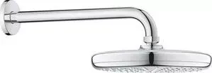 Верхний душ Grohe New Tempesta Classic настенный, с кронштейном 28,6 см, 9.5 л/мин (26412000)