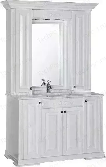 Зеркальный шкаф AQUANET Кастильо 120 белый (183169)