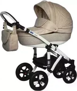 Коляска 2 в 1 BEBE-MOBILE 2 в 1 Toscana Рогожка - Бежевый (KBMT-0215638K)