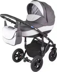 Коляска 2 в 1 BEBE-MOBILE 2 в 1 Toscana Серый в Принт - Графит (KBMT-0215906G)