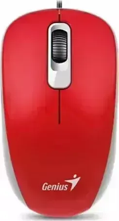 Мышь проводная Genius DX-110 ( Cable, Optical, 1000 DPI, 3bts, USB ) Red (31010009403)